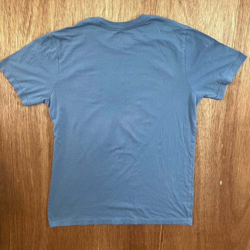 Pac-Man Men's Large Blue Gray Short Sleeve T-Shirt - Picture 3 of 4
